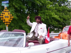 Milton Walk of Fame Inductee Tiger Jeet Singh, Canada Day 2007