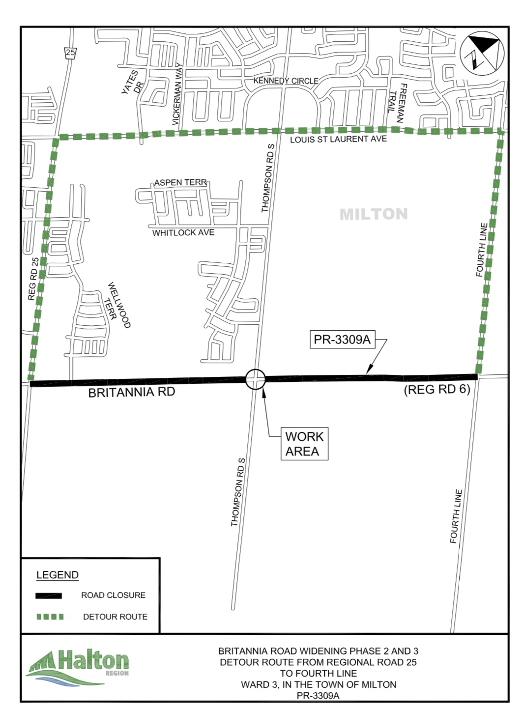 Britannia Road Closure Notice